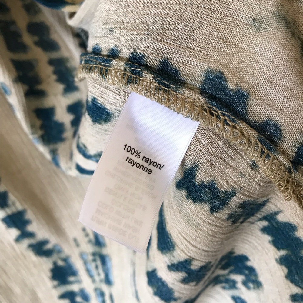 Maurices Tie Dye Flutter Sleeve Open Kimono, NWT - Picture 3 of 10